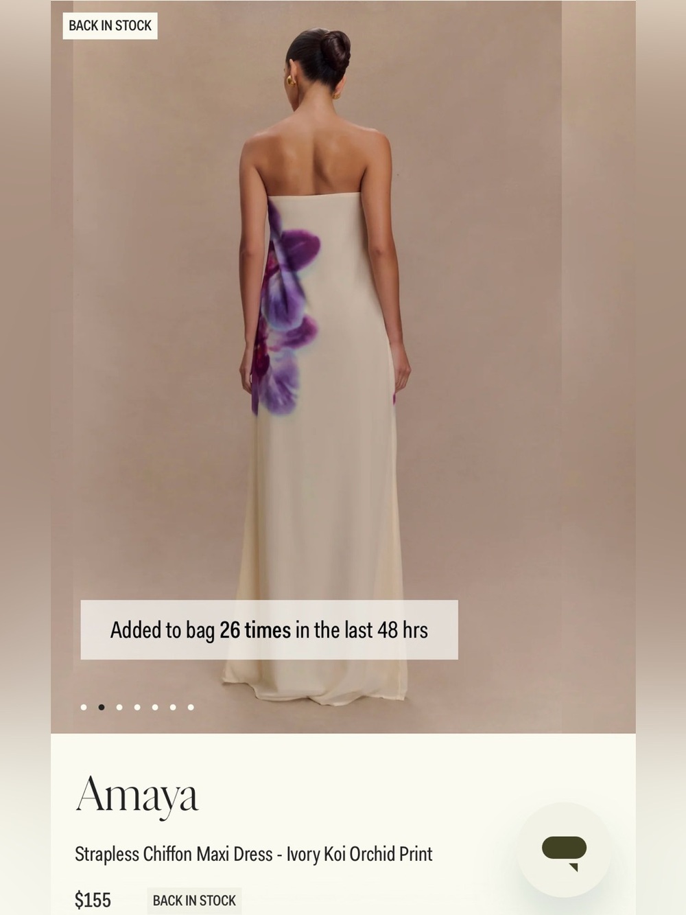 Meshki Amaya Strapless Madi Dress - Picture 2 of 4